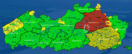 Overstromingsvoorspeller voor Vlaanderen